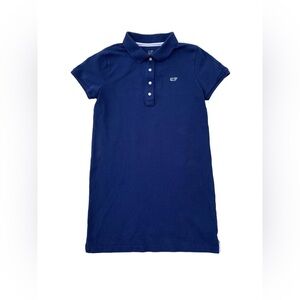 Vineyard Vines Size M, 10-12, Navy Blue Pique Polo Dress